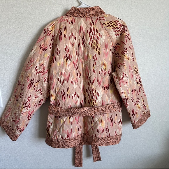 Knox Rose kimono style belted quilted jacket top - Picture 5 of 5